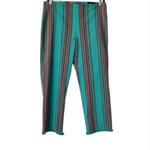 ATTYRE New York Audrey Slim Leg Ankle Striped Pull-on Stretch Pant size 16
